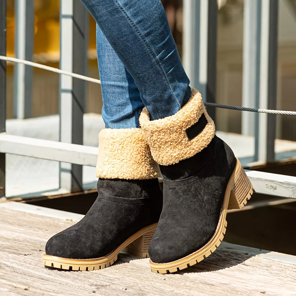 Faux Fur Snow Boots
